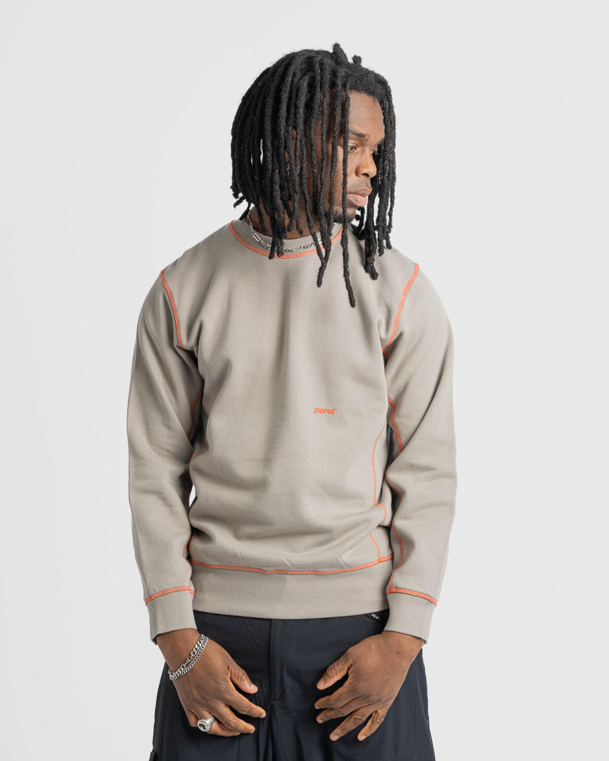 Parel Studios Contrast Crewneck | parel-070-snd | AFEW STORE